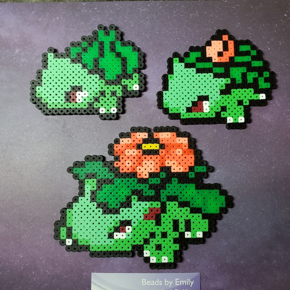 Bulbasaur Ivysaur Venusaur Magnets - Pokemon Home Decor - Game Room - Kids Room